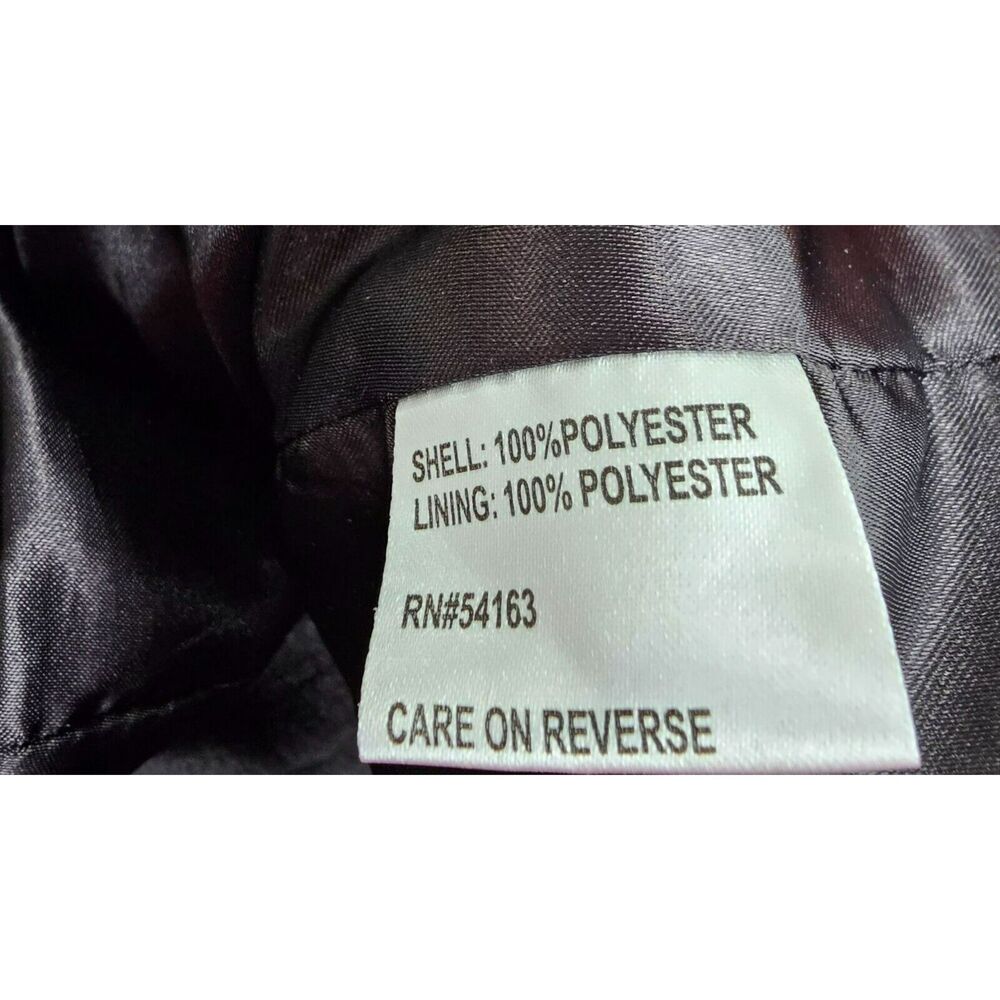 Calvin Klein Coat Womens Small Black Trench Windbreaker - Picture 6 of 7